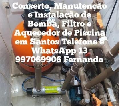 Reparo - Conserto - Reforma - Fotos para instalação de aquecedor elétrico para piscina
