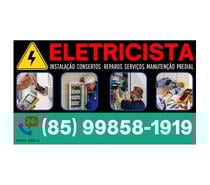 Eletricista Domiciliar 24 horas (85) 99858-1919