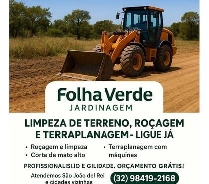 Outros serviços - Fotos para Limpeza de terreno, roçagem e terraplanagem com máquinas!