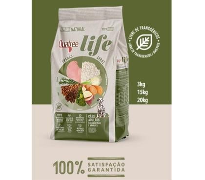 Veterinários - Serviços - Acessórios Noroeste Belo Horizonte MG - Fotos para Quatree Life Adultos Raças Médias e Grandes 15 e 20 kg