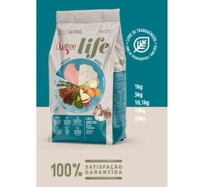 Veterinários - Serviços - Acessórios Noroeste Belo Horizonte MG - Fotos para Quatree Life Adultos Raças Pequenas 10, 15 e 20 kg