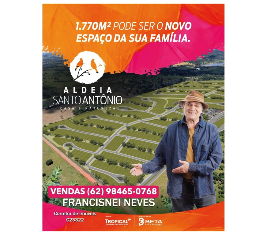 Terrenos Goiania GO - images_alt_text Condomínio Aldeia Santo Antônio LOTES PARCELADO