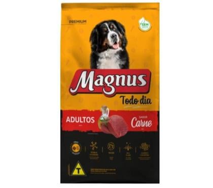 Veterinários - Serviços - Acessórios Noroeste Belo Horizonte MG - Fotos para Magnus Premium Todo Dia Cães Adultos Sabor Carne 15 e 20 Kg