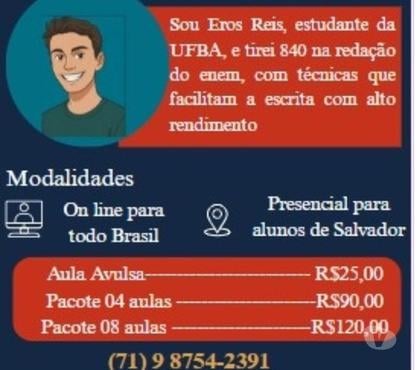 Professores particulares Alto de Pinheiros Sao Paulo SP - Fotos para Aulas de redação online para enem e vestibulares