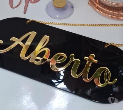 Diversos - Fotos para Placa de Sinalização :ABERTO|FECHADO