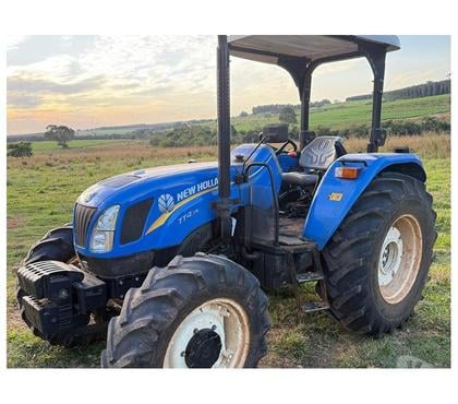 Maquinária agrícola - Fotos para Trator New Holland TT 4.75 4x4 (Redutor Creeper + Reversor)