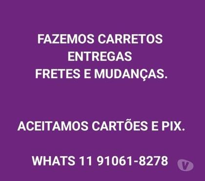 Mudanças - Frete Cachoeirinha, São Paulo Sao Paulo SP - Fotos para Carretos e Mudanças