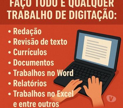 Serviços de Informática Tijuca Rio de Janeiro RJ - Fotos para Digitação de Documentos e etc.