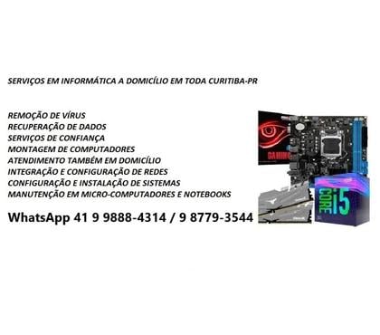 Serviços de Informática Boa Vista, Curitiba Curitiba PR - Fotos para Informática a Domicílio em toda Curitiba e Região