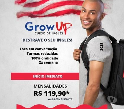 Cursos de idiomas - Fotos para Destrave o seu Inglês! Apenas R$ 119,90 por mês