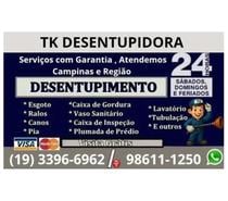 Desentupidora de Caixa de Gordura em Campinas (19) 986111250