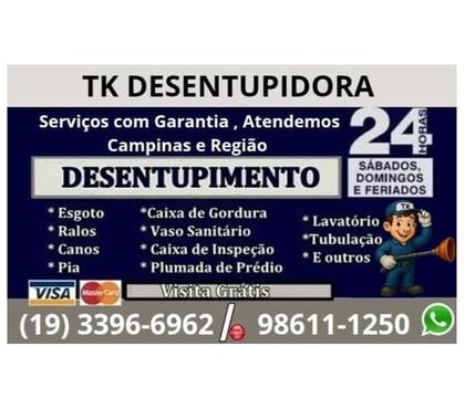 Outros serviços - Fotos para Desentupidora de Caixa de Gordura em Campinas (19) 986111250