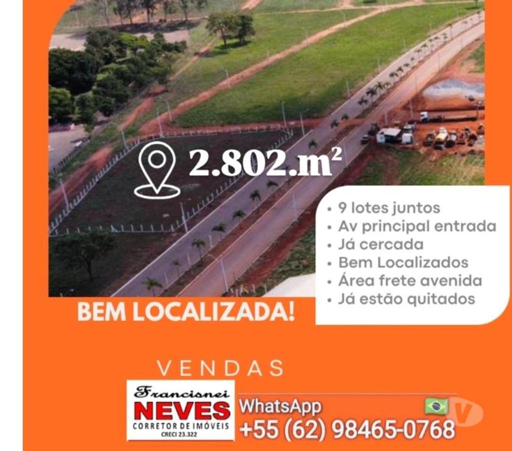Terrenos Goianira GO - Fotos para ÁREA COMERCIAL 9 Lotes Juntos I 2.800 M² GOIANIRA GO