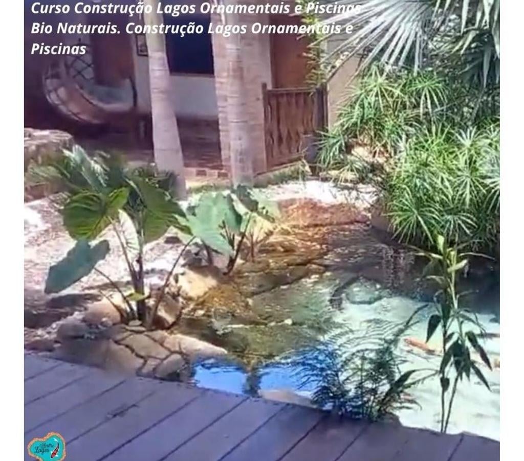 Capacitação profissional Caruaru PE - Fotos para Curso Construção Lagos Ornamentais e Piscinas Bio Naturais