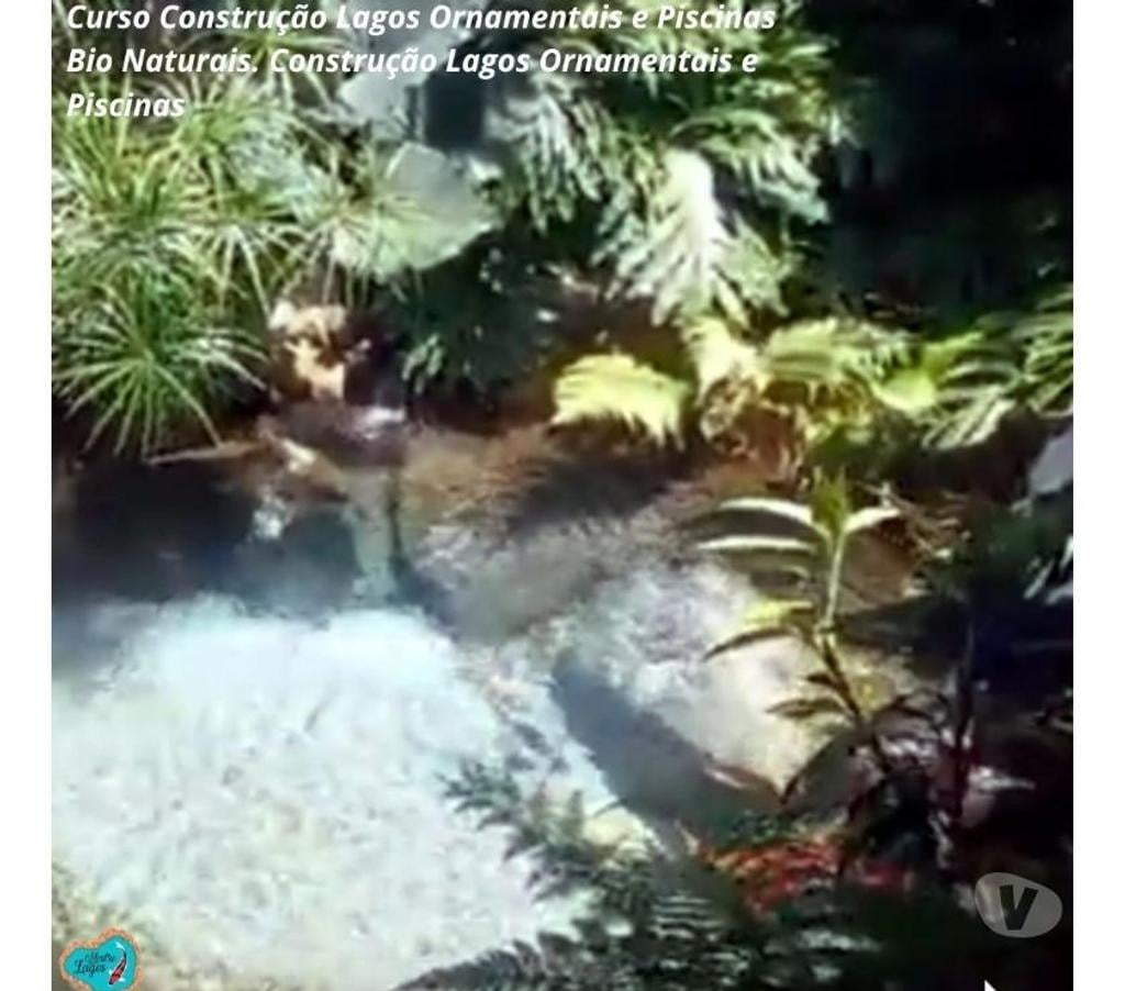 Capacitação profissional Caruaru PE - Fotos para Curso Construção Lagos Ornamentais e Piscinas Bio Naturais