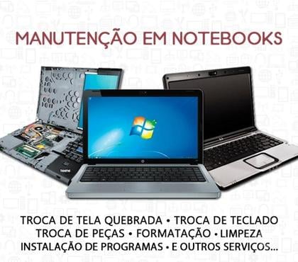 Serviços de Informática - Fotos para Assistência Técnica De Notebook