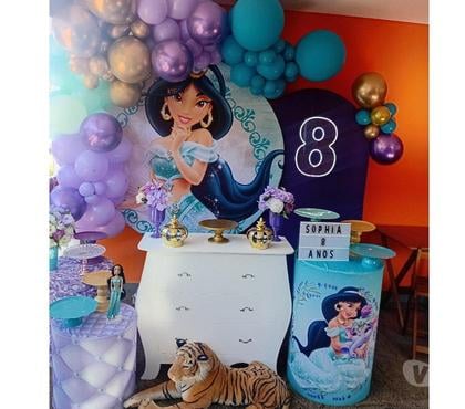 Serviços para eventos M'Boi Mirim Sao Paulo SP - Fotos para Decoração princesa Jasmim.