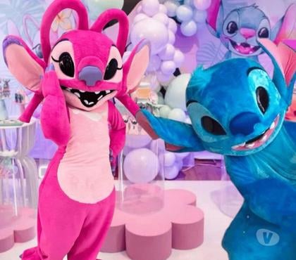 Serviços para Eventos Vila Prudente Sao Paulo SP - Fotos para Stich e Angel personagens vivos cover