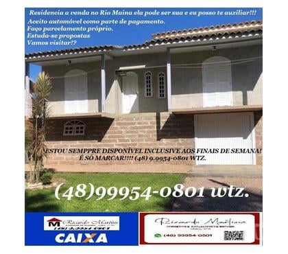 Apartamentos a venda - Fotos para Casa a venda bairro Rio Maina Criciúma