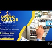 Sou eletricista residencial.