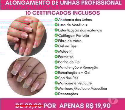 Capacitação profissional - Fotos para Nail Designer Profissional - Curso Completo