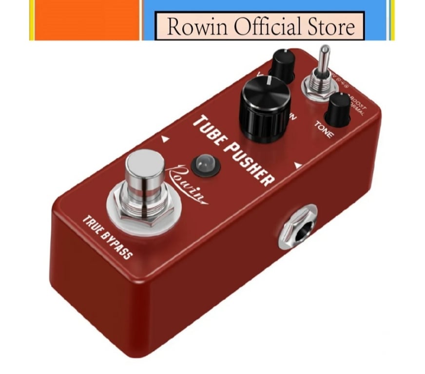 Instrumentos musicais Sao Paulo SP Cachoeirinha, São Paulo - Fotos para Pedal Guitarra Baixo Rowin Tube Pusher 2 Modos Ampli Valve
