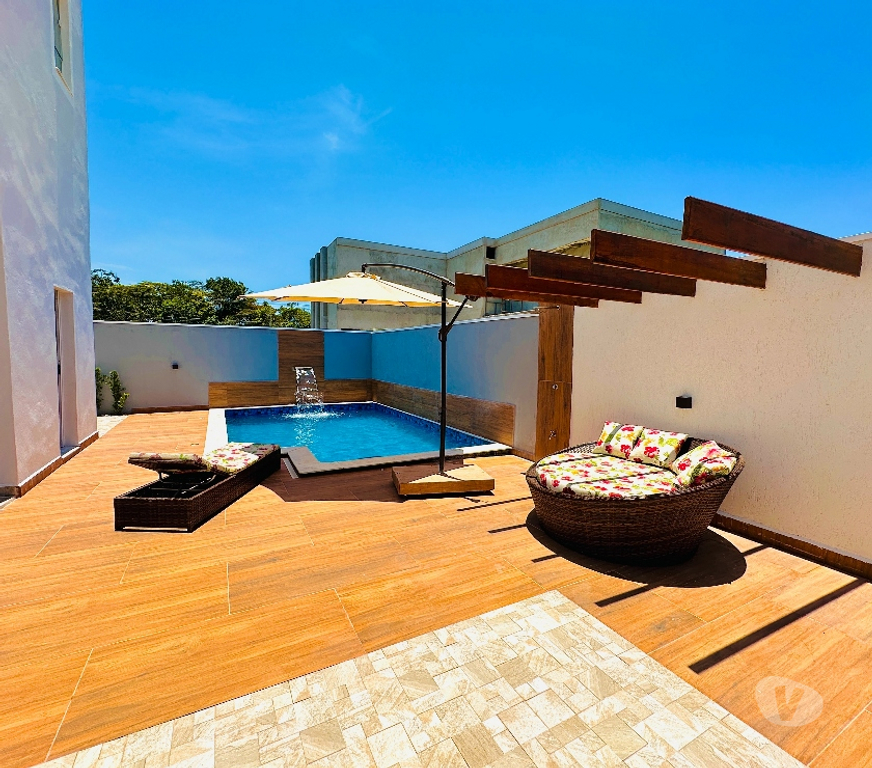 Apartamentos a venda Peruibe SP - Fotos para PE024 Casa 3 suites 4 vagas Piscina em Peruibe