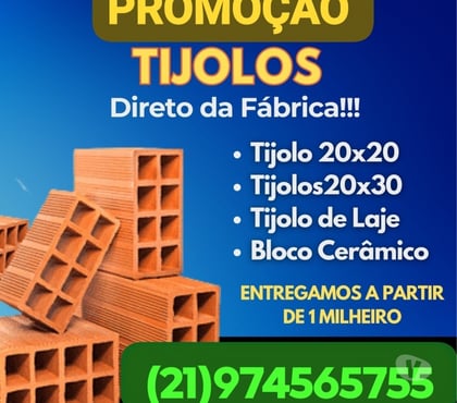 Diversos - Fotos para Tijolos e Blocos Cerâmicos Direto da Fábrica