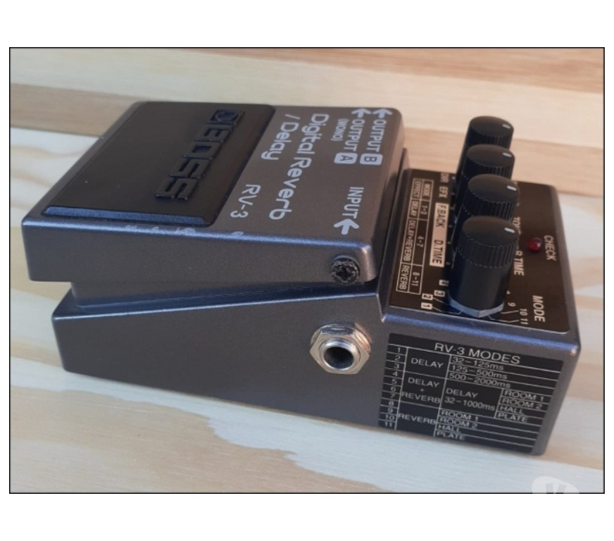 Instrumentos musicais Atibaia SP - Fotos para Boss Digital Reverb delay Rv-3 - Raridade