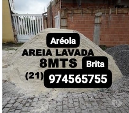 Diversos Campo Grande, Rio de Janeiro Rio de Janeiro RJ - Fotos para Areia lavada(caminhão fechado 8m3)