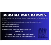 ALUGUEL DE QUARTOS PARA HOMENS