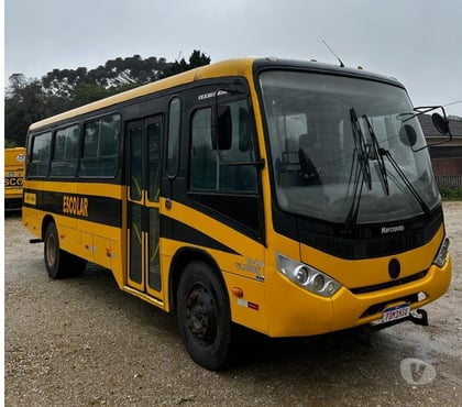 Ônibus usados Cidade Industrial de Curitiba Curitiba PR - Fotos para Micrão Senior Midi Caminho da escola ano 2015 cód.9886