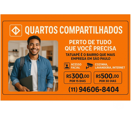 Quarto para Alugar Tatuapé Sao Paulo SP - Fotos para 🏠 WAKA PENSÃO MASCULINA – SHOPPING METRÔ TATUAPÉ