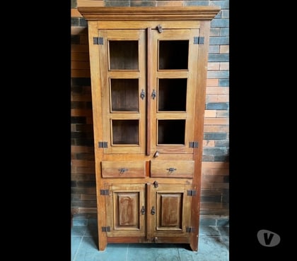 Venda Móveis Jacarepaguá Rio de Janeiro RJ - Fotos para Armário rústico, em madeira maciça - Móveis Rústicos