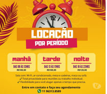 Sala para locação por período em Guaianases