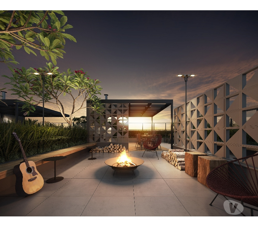 Empreendimentos imóveis Grande Sao Paulo SP Taboão da Serra - Fotos para Lançamento Aurea Sky Apto 02 Dorms varanda Shopping Taboão