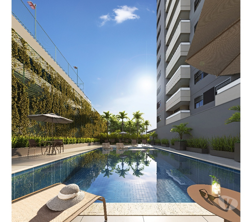 Empreendimentos imóveis Grande Sao Paulo SP Taboão da Serra - Fotos para Lançamento Aurea Sky Apto 02 Dorms varanda Shopping Taboão