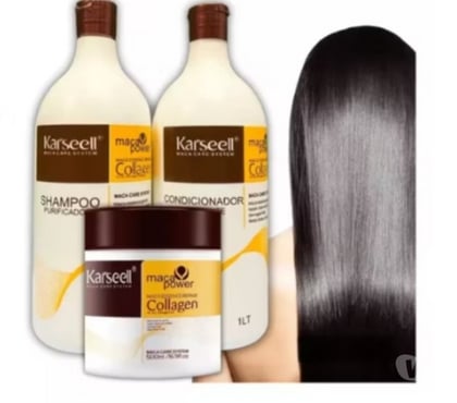 Produtos para Cabelo - Fotos para Kit Máscara Karseell + 1 Shampoo + 1 Condicionador Karseell