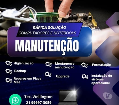 Serviços de Informática - images_alt_text Assistencia Tecnica em Desktop e Laptops