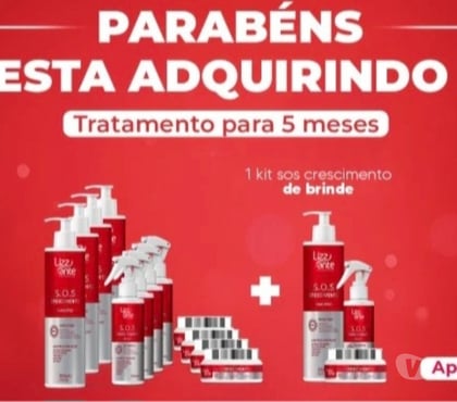 Cosméticos - Fotos para Kit 4 sos crescimento