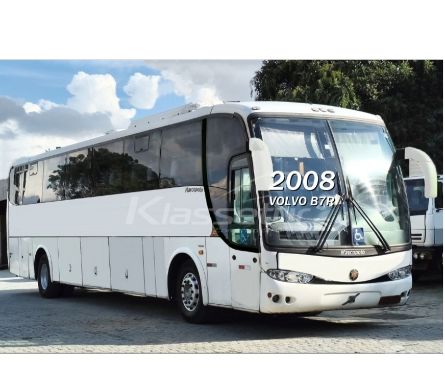  Ônibus Usados Curitiba PR Boqueirão - Fotos para Ônibus Marcopolo Viaggio G6 Volvo B7R 46L(COD.635) Ano 2008