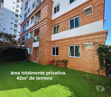 Apartamentos a venda - images_alt_text Apartamento 1 suíte + 2, térreo com terreno privativo