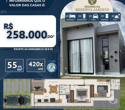 Casas a venda - Fotos para Casas no Reserva Jardins no Andaiá