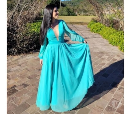 Roupas e Acessórios - images_alt_text Vestido longo de festa