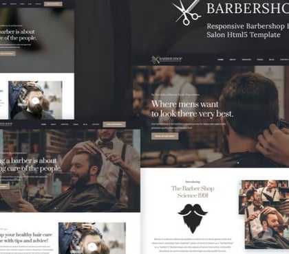 Serviços de informática - Fotos para Site para Salões, Barbearias e Spa com App e Agendameto
