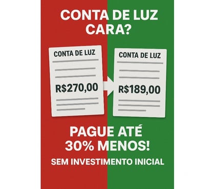 Outros serviços Norte Belo Horizonte MG - Fotos para Reduza sua Conta de Luz Agora – Sem Investimento