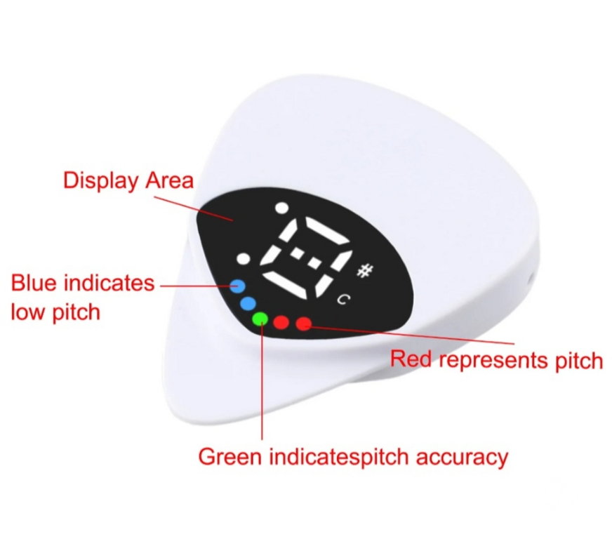 Instrumentos musicais Sao Paulo SP Cachoeirinha, São Paulo - Fotos para Palheta Afinador Guitarra Baixo Violão Display Digital