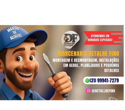 Outros serviços Venda Nova Belo Horizonte MG - Fotos para Marcenaria detalhe fino