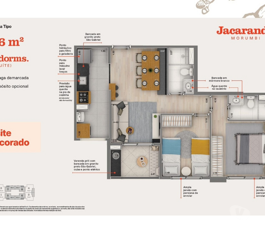 Apartamentos a venda Sao Paulo SP Morumbi - Fotos para Vila Andrade - 2 ou 3 dorms. - vagas demarcadas e livres