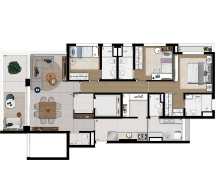 Apartamentos a venda Sao Paulo SP Jardim Paulista - Fotos para Vista Caconde Jardins